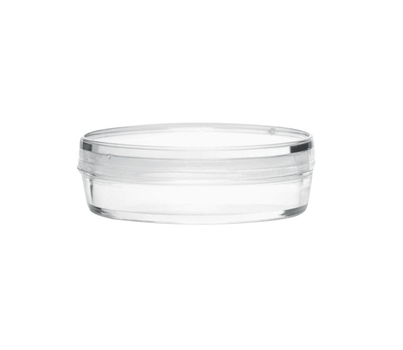 25PK Disposable Petri Dish with Lid - Sterile - 35x15mm - Polystyrene - Triple Vented - Transparent