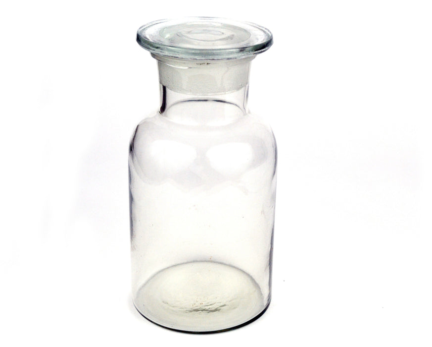 Reagent Bottle, 500mL - Clear - Wide Neck - Soda Glass