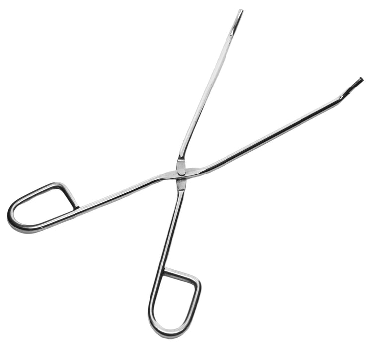 Crucible Tong, 13 Inch - Straight - Stainless Steel