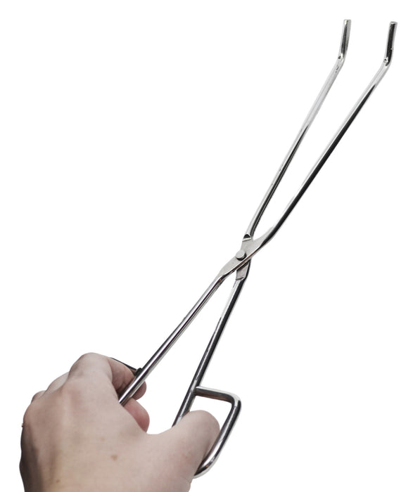 Crucible Tong, 13 Inch - Straight - Stainless Steel