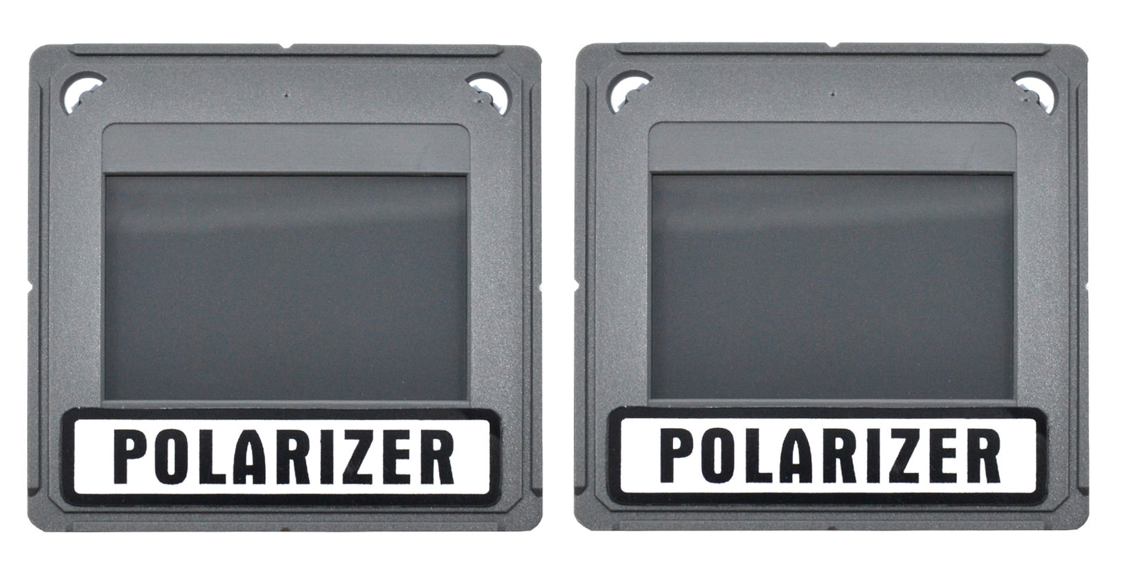 Polarizing Sheet Mounted in Square Plastic Frame, Size 50x50mm — hBARSCI