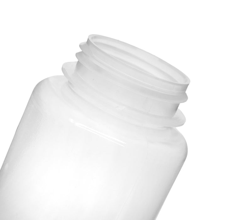 6PK Reagent Bottles, 500ml - Wide Neck with Screw Cap - Polypropylene