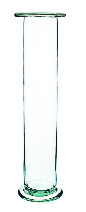 Gas Jar Cylindrical, height 30cm, Dia 5cm, Soda glass, without lid and heavy foot