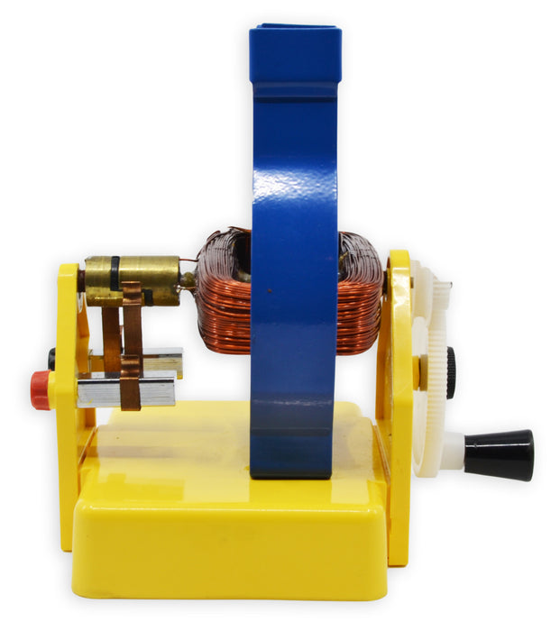 Simple Motor Model, 5.5 Inch - Manual - Demonstrate Magnet Action, Principle of Alternator - Includes Two Magnets - Eisco Labs