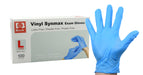 large synmax vinyl disposable gloves