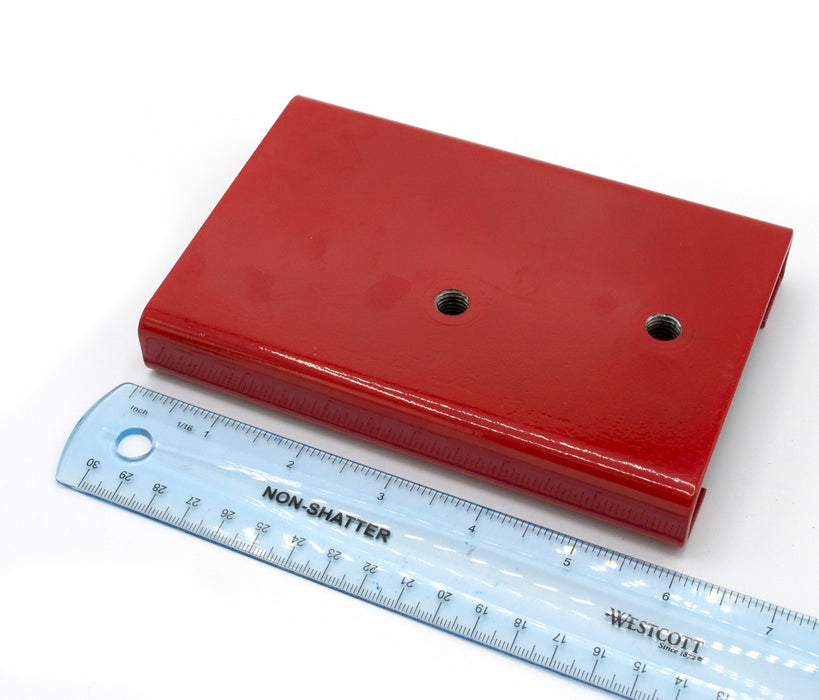 Rectangular Retort Base - 6"x4" - Steel