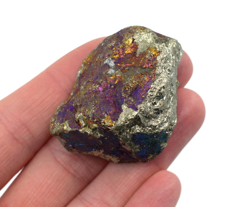12PK Raw Chalcopyrite, Mineral Specimens, ± 1" Each