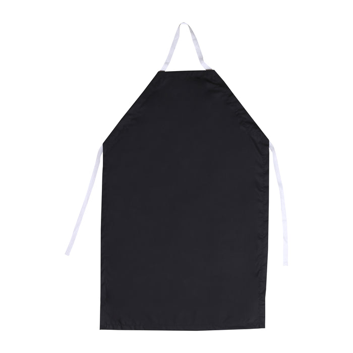 black rubberized apron medium front