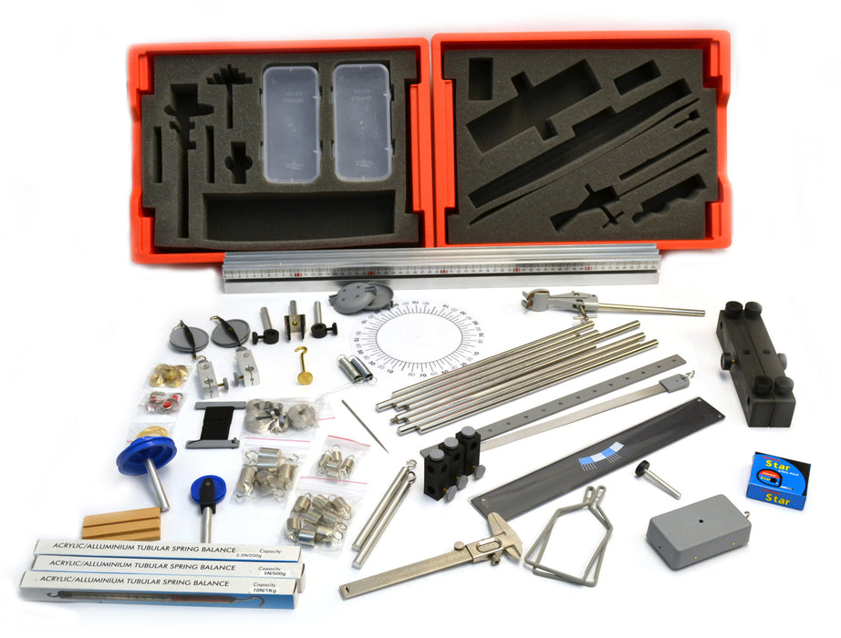 Eisco Labs Physics Mechanics Equipment Kit - 81 Pieces