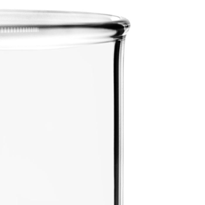 6PK Beakers, 400ml - Low Form - Graduated - Borosilicate Glass