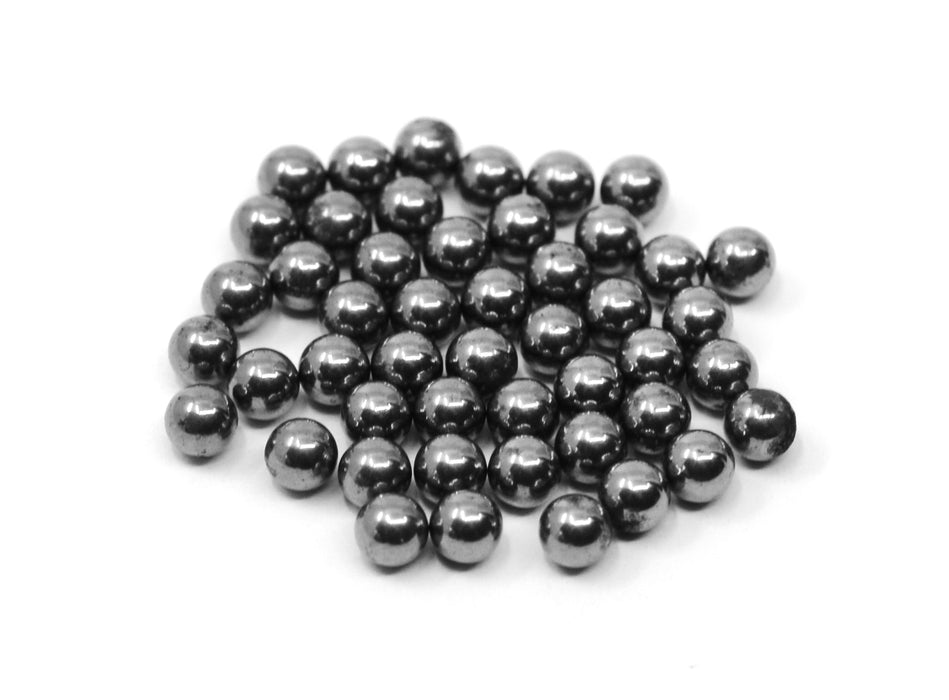 50PK Ball Bearings, 3mm Each - Steel