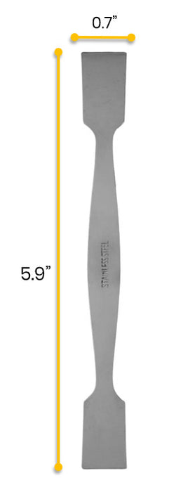 Spatula, 5.9 Inch - Dual End - Stainless Steel