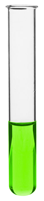 24PK Test Tubes, 30mL, 20x150mm - Rimmed - Light Wall, 1.2mm Thick - Borosilicate 3.3 Glass