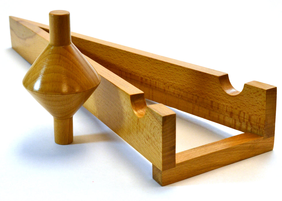 center of mass demonstrator roller and ramp separate