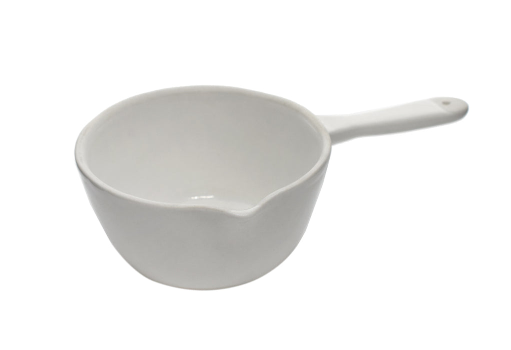 Caserole Crucible, 200ml - With Pouring Spout & Porcelain Handle - Eisco Labs