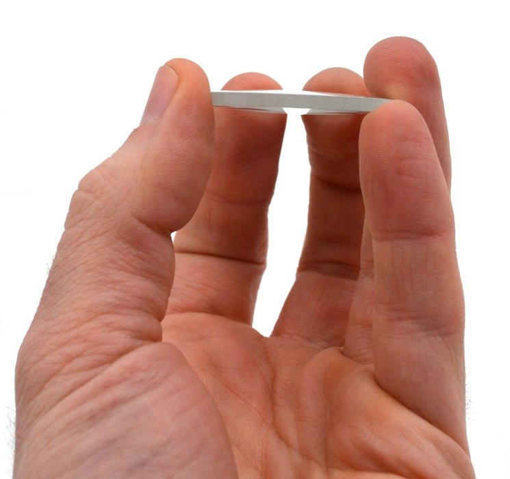 Double Convex Lens, 150mm Focal Length, 1.5" (38mm) Diameter - Spherical, Optically Worked Glass Lens - Ground Edges, Polished - Great for Physics Classrooms - Eisco Labs