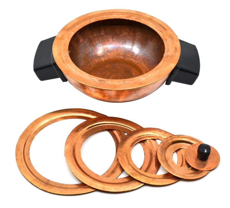 Water Bath, Hemispherical, made of Copper sheet, 150ml.