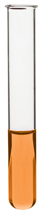100PK Test Tubes, 7mL, 12x100mm - Rimmed - Light Wall, 1mm Thick - Borosilicate 3.3 Glass