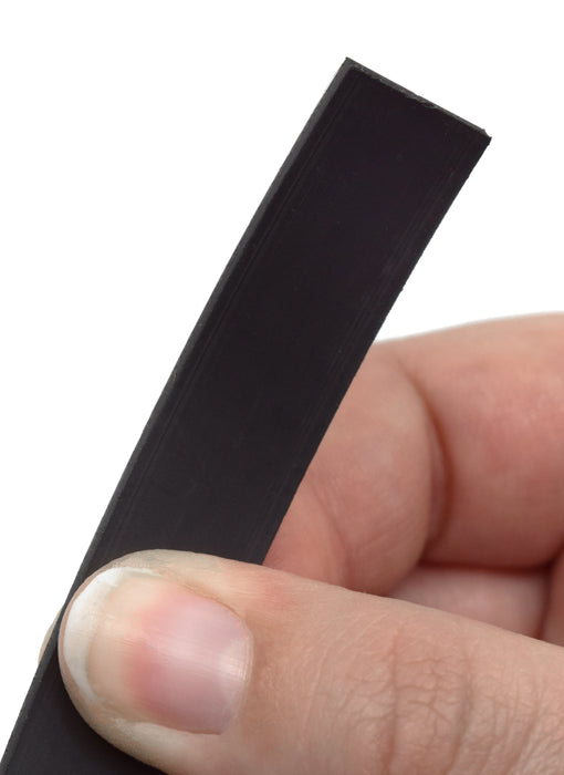 Flexible, Adhesive Magnetic Tape, 25ft Roll - 0.5" x 0.085" - Anisotropic - Heavy Duty, Double Coated Rubber 3mil Adhesive - Great for Crafts, Projects, Refrigerators, Organization - Made in the USA