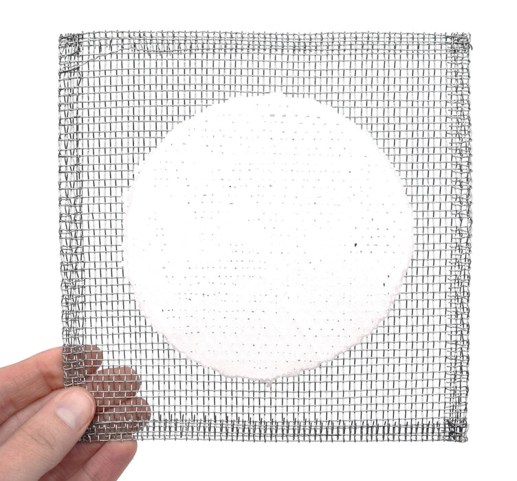 Iron Wire Gauze Square, 6 Inch - With Ceramic Center