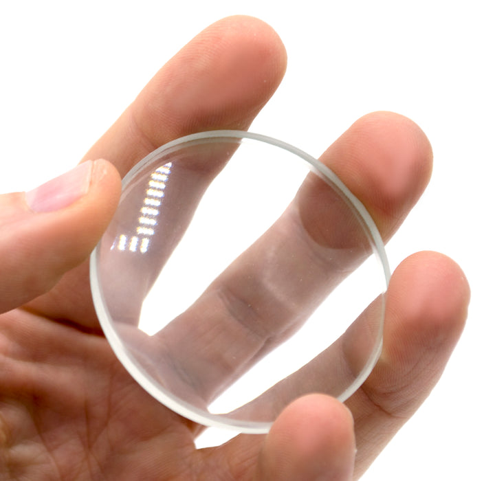 Double Concave Lens, 200mm Focal Length, 2" (50mm) Diameter - Spherical, Optically Worked Glass Lens - Ground Edges, Polished - Great for Physics Classrooms - Eisco Labs
