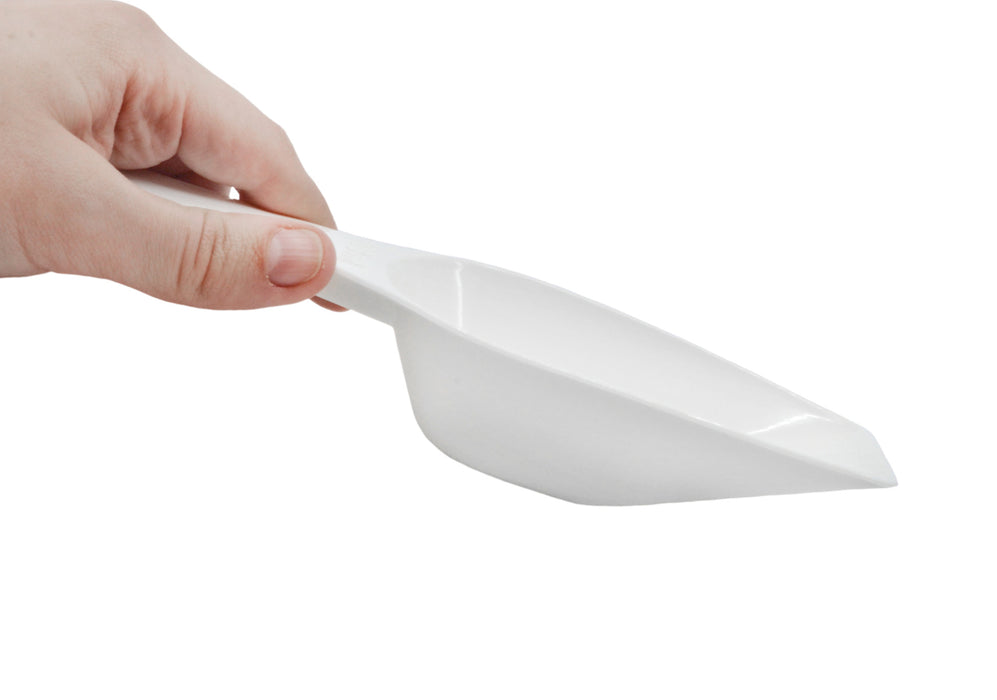 Scoop, 100mL - Flat Bottom - Polypropylene
