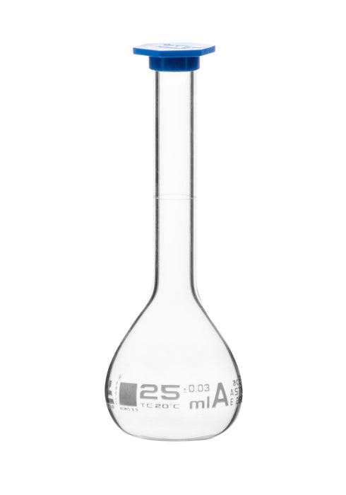 Flasks Volumetric - Snap Cap Class - B, 50 ml, White Specifications