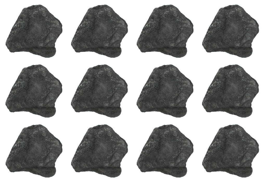 12 Pack - Raw Anthracite Coal, Metamorphic Rock Specimens, ± 1" Each