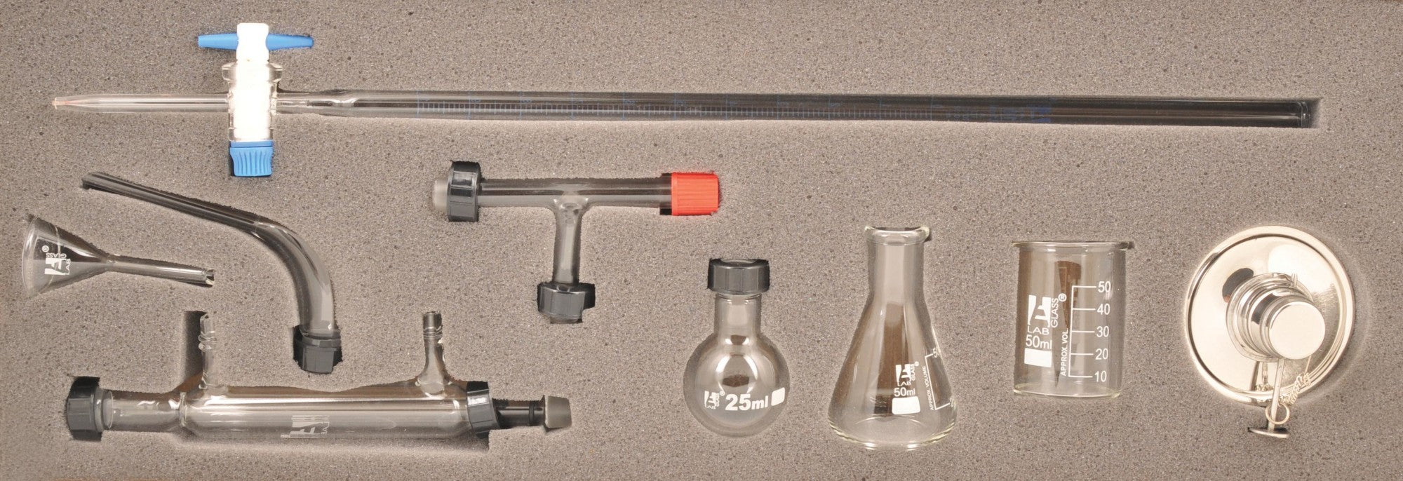 25ml Micro Glass Distillation Kit - 9 Pieces
