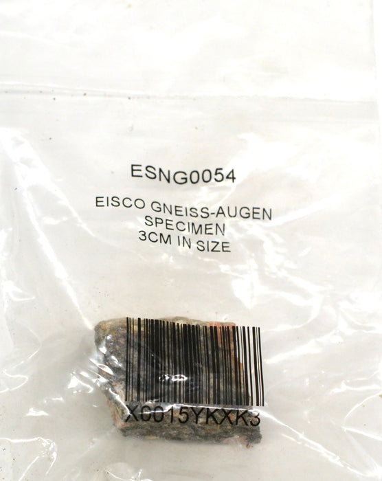 Eisco Augen Gneiss Specimen (Metamorphic Rock), Approx. 1" (3cm) - Pack of 12