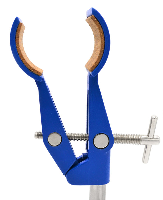 2 Prong Burette Clamp on Swivel Bosshead - 4.3" Max Opening