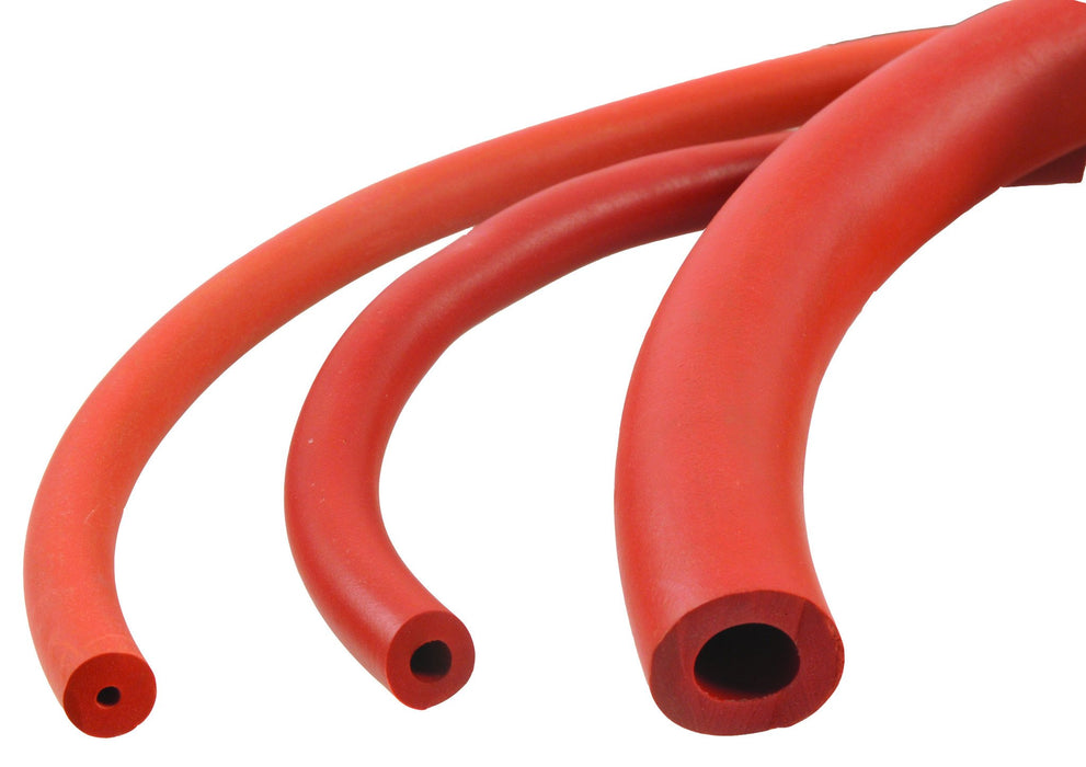 Tubing Rubber Red,  Extra Soft quality, 9mm
