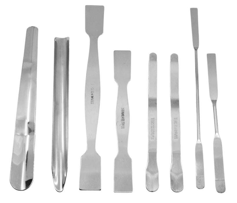 15 Piece Scoop & Spatula Set - Assortment - Stainless Steel