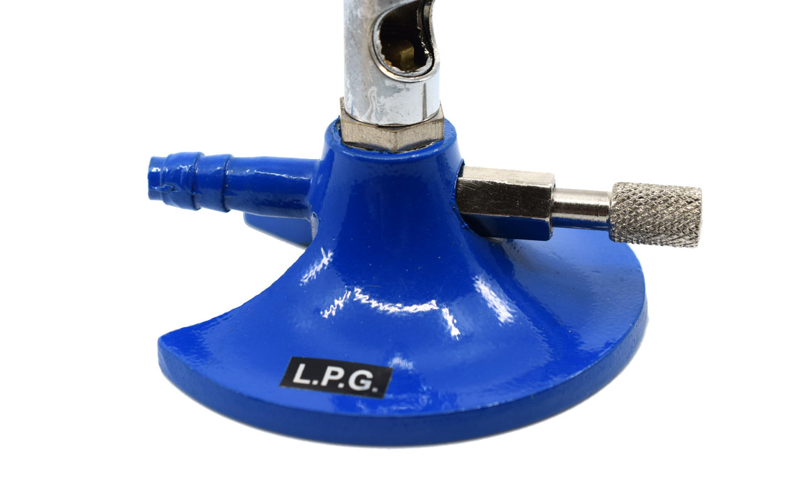 Bunsen Burner, LPG - Needle Valve Gas Flow Control