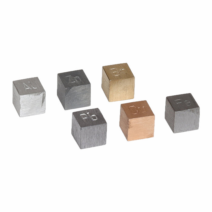 Density Cube Set - 6 Metals