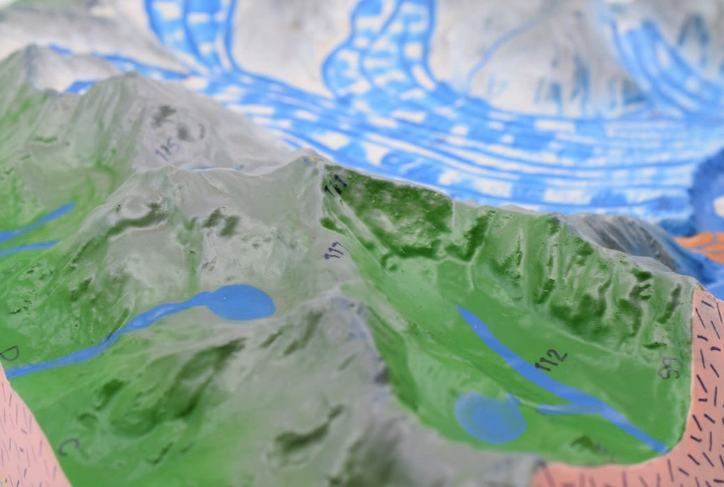 8 Piece Landform Model Set, 37 Inch - Investigate Geographical and Geological Features