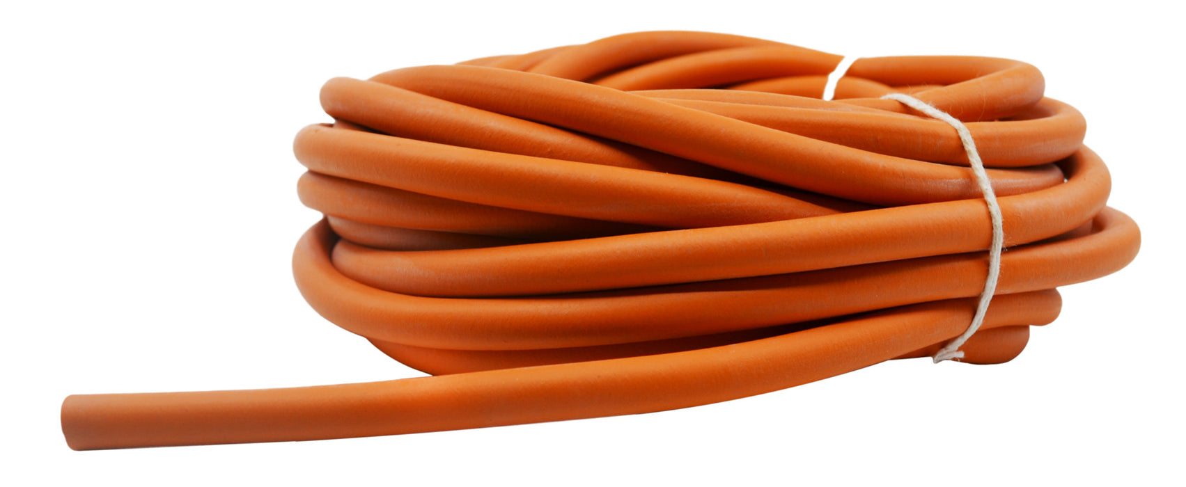 Rubber Tubing, 10m, Orange - Soft - 7mm Bore - 1.5mm Thickness