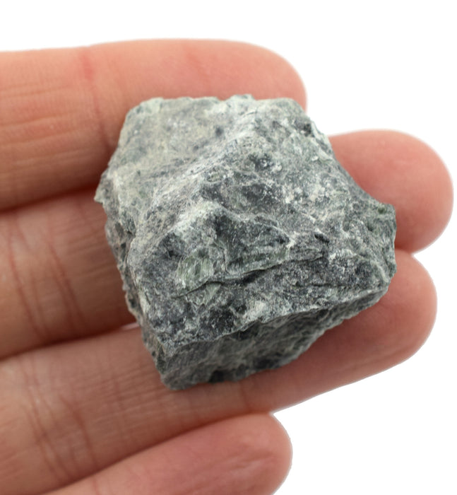 12PK Raw Serpentinite, Metamorphic Rock Specimens, ± 1" Each