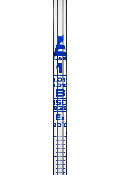 Serological Pipette, 1ml - Class B - Tolerance ±0.010ml - Borosilicate 3.3 Glass