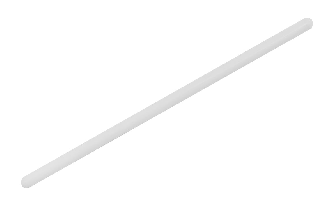 12PK Polypropylene Stirring Rods, 9.8" - Rounded Ends, 10mm Diameter