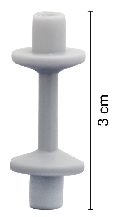 Molecular Model Bonds, Pack of 10 - 3cm, Gray - Spare Extra Parts for Molecular Model Kits - Eisco Labs