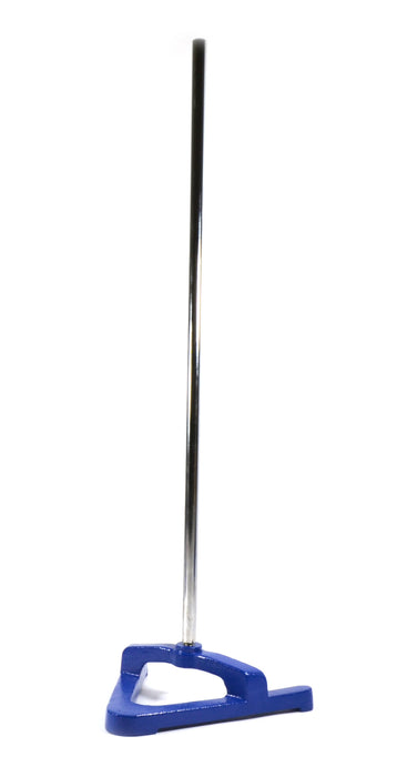 A-Shaped Retort Base & Rod Set - 8"x8" Base, 19.8" Rod - Steel