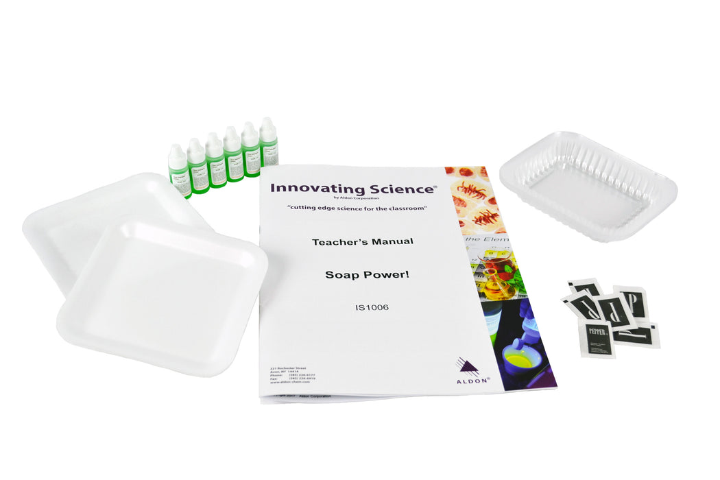 Soap Power! Elementary Chemistry Kit - Explore Surface Tension Using Soap as a Power Source - Science at Home Series - Innovating Science