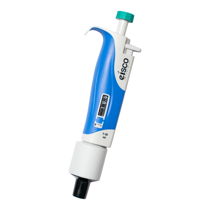 Variable Volume Micropipette, 1000-10,000uL Range - 100uL Increments - Autoclavable