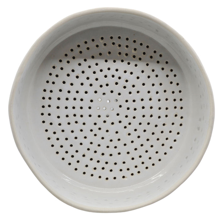 Buchner Funnel, 20cm - Porcelain - Straight Sides, Perforated Plate - Eisco Labs