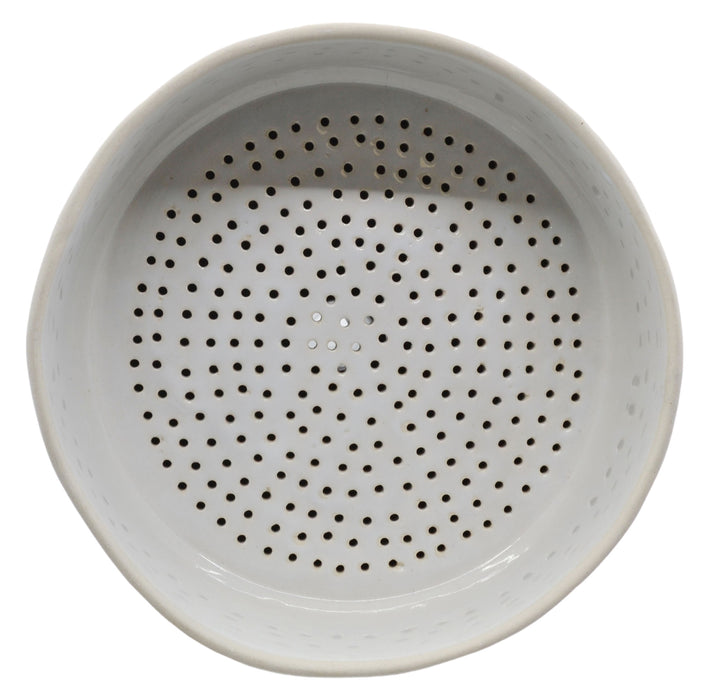 Buchner Funnel, 20cm - Porcelain - Straight Sides, Perforated Plate - Eisco Labs