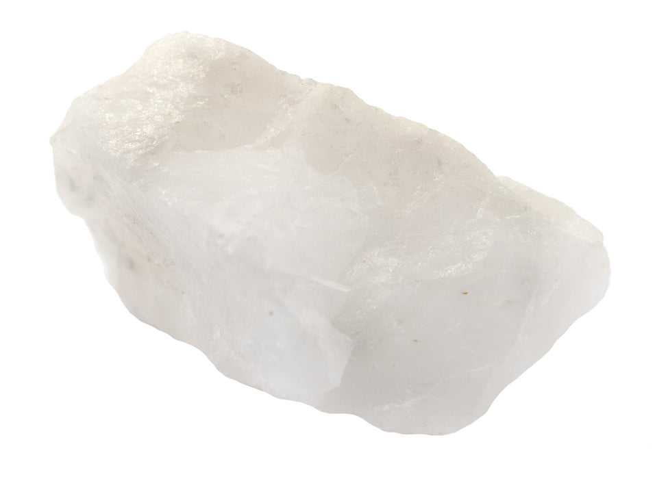 6PK Raw Milky Quartz, Mineral Specimens, ± 1" Each