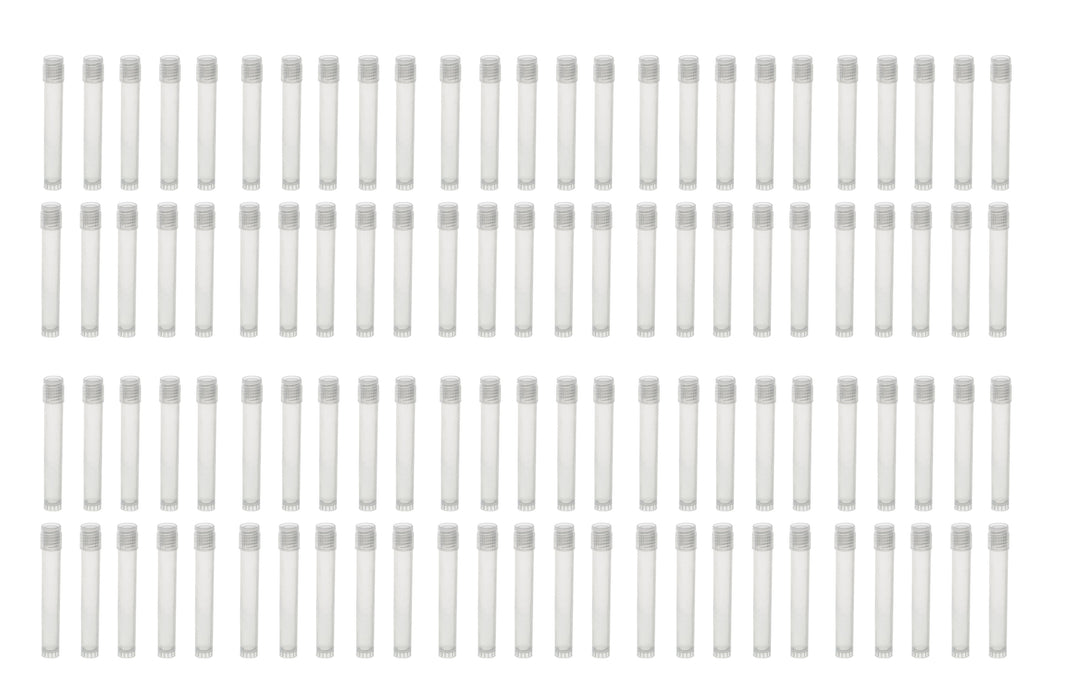 100PK Plastic Storage Vials, 5mL - Screw Top - Polypropylene