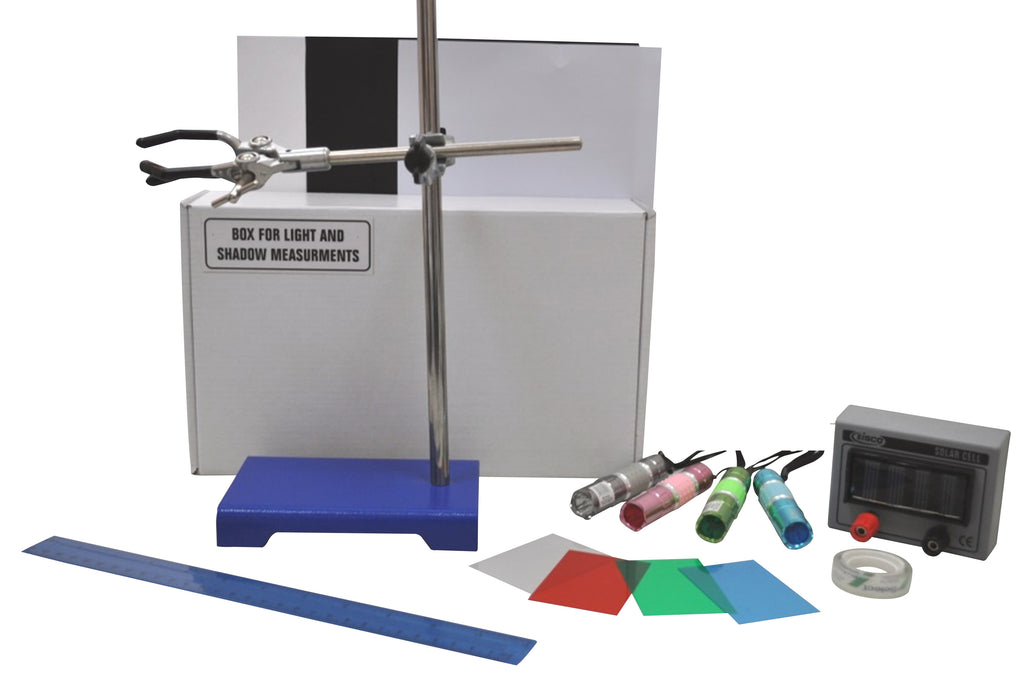 Light Experiment Materials Set - Includes Photovoltaic Cell & Supplies to Study Light Principles
