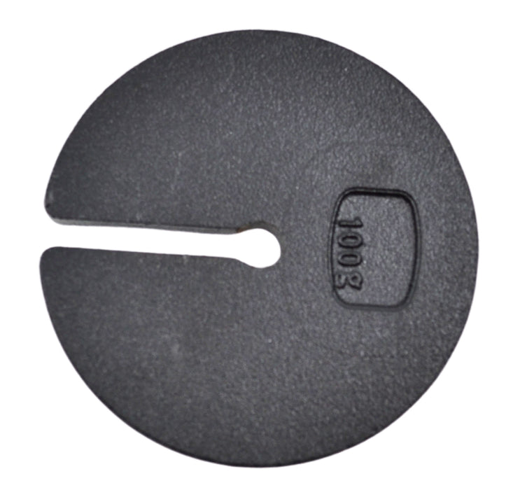 10 Piece Slotted Mass Set, 1000g - Zinc Casted